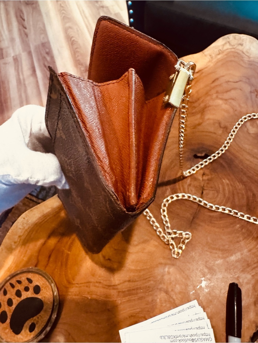 Louis Vuitton vintage monogram Sarah wallet converted Crossbody - Picture 12 of 15